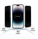 iLike Apple iPhone 11/XR Privacy Glass Black