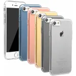 Baseus Apple Simple Series Case, skirta iPhone 7, ARAPIPH7-A03, permatoma mėlyna