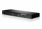 ATEN 16 prievadų USB - PS/2 VGA KVM jungiklis su USB periferiniu prievadu