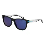 POLAROID PLD2138S560VK Unisex Rectangular Polarized Sunglasses - Havana Brown