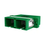 EFB Elektronik SC/APC Simplex Coupler, Single-mode, Green