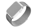 Fiksuotas tinklinis dirželis Apple Watch 42/44/45/46/49 mm sidabrinis