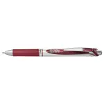 Pentel Energel BL77 Automatinis gelio ra&scaron;iklis - Burgundijos ra&scaron;alas - 0,7 mm - Sidabrinis segtukas - Apvalus korpusas