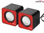AUDIOCORE AC870R 6W USB 2.0 Stereo Speakers Black