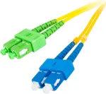GETFORT Fiber Optic Patch Cord Single-Mode SC/UPC to SC/APC Duplex 5m LSZH
