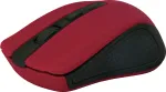 Belaidė optinė pelė DEFENDER MM-935 RF &ndash; ambidekstrinė, 1600 DPI, raudona, RF USB imtuvas, AAA baterijos