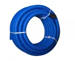 KOPOS Arot RODK 50/41mm dvigubos sienelės gofruotas vamzdis, mėlynas, 50 m ritė, SN4 HDPE