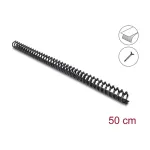 Delock lankstus kabelių kanalas 25 x 26 mm &ndash; 50 cm, juodas