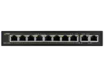 PULSAR SG108 tinklo jungiklis Gigabit Ethernet (10/100/1000) Power over Ethernet (PoE) Juodas