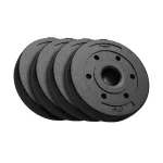 REBEL ACTIVE Bituminė svorio plok&scaron;čių rinkinys 4x5 kg, 51 mm skylė &ndash; olimpinėms &scaron;tangoms