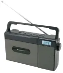 Soundmaster RCD1170SW ne&scaron;iojamas CD radijas su FM, Bluetooth, USB ir įkraunama baterija - juoda