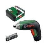 BOSCH IXO 8 3,6 V belaidis atsuktuvas su USB-C įkrovimu ir 10 antgalių