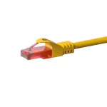DSIT DC-67-100 CAT6 U/UTP tinklo kabelis, 10 m, geltonas, 100% varis