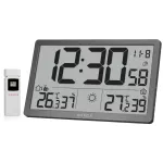 KIENZLE Jumbo NEO LCD meteorologinis sieninis laikrodis, pilkas
