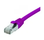 EXERTIS CONNECT Cat 6 F/UTP komutacinis kabelis, PoE, be halogenų, violetinis, 20 m 854417