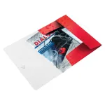 Leitz WOW A4 dokumentų aplankas su 40 ki&scaron;enėmis, raudonas, portretinis, polipropilenas, 45990026