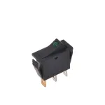 IWH 19030 svirtinis jungiklis, žalias LED ap&scaron;vietimas, 12V/24V 10A SPST, montuojamas skydelyje