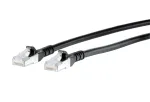 METZ CONNECT Cat.6A S/FTP tinklo kabelis, RJ-45 į RJ-45, 0,5 m, pilkas, 10GBase-T 1308453000-E