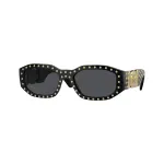 Versace Unisex VE4361 akiniai nuo saulės - juodas rėmelis, pilki lę&scaron;iai, 53/18/140 mm VE4361-539787