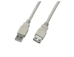 Wirewin USB 2.0 prailginimo kabelis A male į A female 5m pilkas USB A-A MF 5.0 GR
