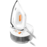 Braun CareStyle Compact IS 2132 WH garų lyginimo stotis, 2400 W, 1,5 l, 400 g/min, EloxalPlus lyginimo padas, balta/oranžinė