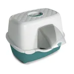 STEFANPLAST Katinų tualetas Tres Chic Outdoor 56x54,5x39cm Baltas/Žalias