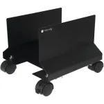 Techly ICA-CS 34 CPU/PC laikiklis su ratukais, reguliuojamas, metalinis, juodos spalvos