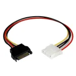 StarTech.com 12 colių SATA į LP4 maitinimo adapteris - F/M, SATA 15 kontaktų, Molex (4 kontaktų), 0,3048 m, Vyri&scaron;kas, Moteri&scaron;kas, Tiesus