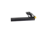 APC AP9565 Basic serverių spintos PDU maitinimo blokas, 1U, vienos fazės, 16 A, 208/230 V, 3680 W, 12 C13 i&scaron;ėjimų, C20 įvadas, 2,5 m laidas, juodas