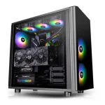 Thermaltake View 31 TG - ARGB Edition - MIDI bok&scaron;tas - ATX - be maitinimo &scaron;altinio (PS/2) - Juoda - USB/Garsas