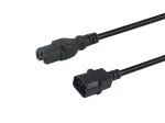 Equip 112171 maitinimo laidas juodas 3 m C14 jungtis C15 jungtis
