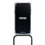 Dėklas vėrinys iPhone Xs Max Lookabe &ndash; auksinis su žaliu dirželiu