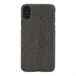 Dėklas iPhone X/XS man and wood juoda Carbalho &ndash; natūralaus medžio apsauga