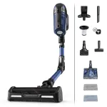 Rowenta X-Force Flex 12.60 Aqua RH98C0WO 2 viename belaidis kotinis dulkių siurblys, sausam ir drėgnam valymui, be mai&scaron;elio, 320 W, 25,9 V, mėlynas/pilkas