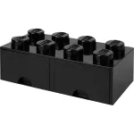 Stalčius LEGO Room Copenhagen Brick 8 juodas &ndash; laikymo stalčius LEGO kaladėlėms