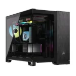 Kompiterio korpusas Corsair CC-9011287-WW Midi bok&scaron;tas Aliuminis, Juodas