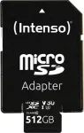 Intenso 512GB MicroSDXC atminties kortelė UHS-I Class 10 3433493