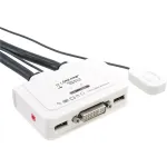 InLine KVM Jungiklis 2 prievadai DVI-D USB su garsu