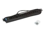 Maitinimo paskirstymo įrenginys Triton RAB-PD-X09-A1, 19 inch 1U, 14&times; IEC320, 10A, juodas RAL 9005