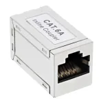 InLine Cat.6A adapteris, visi&scaron;kai ekranuotas, metalinis, 2x RJ45 F/F, 1:1