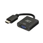 ACT AC7535 HDMI-A (vyri&scaron;kas) į VGA (moteri&scaron;ką) adapteris su 3,5 mm garso i&scaron;vestimi, 0,15 m