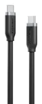 Alogic ELEMENTS SILICONE 5A/240W TIE - USB-C laidas, 1m, juodas (ELSI5U2CCBK1)