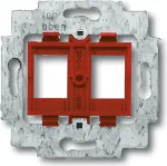 BUSCH JAEGER 1753-0-8055 - 2 x RJ-45 - Raudona - Metalinis - Plastikinis