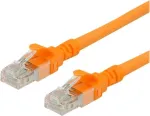 ROLINE jungiamasis laidas RJ-45 (M) į RJ-45 (M) - 2 m - UTP - CAT 6a - halogenų neturintis, lietas, vytas - oranžinis (21.15.2772)
