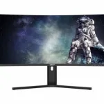 Monitorius DAHUA LM34-E330CA 34 colių (86,4 cm) itin platus Quad HD 3440&times;1440 VA LCD 21:9 lenktas, 1 ms, VESA, auk&scaron;čio reguliavimas, juodas