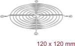 DeLOCK 67308 ventiliatoriaus grotelės 120 x 120 mm, sidabrinės
