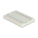 Delock 18315 balta plastikinė eksperimentinė plok&scaron;tė, 300/100 kontaktų