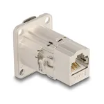 DeLOCK 67062 D tipo RJ45 Cat.6a STP įmontuojama jungtis, metalinė