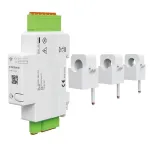 Tuya HS083809 i&scaron;manusis energijos skaitiklis 3P+N 120A DIN bėgis Wi-Fi