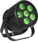 EUROLITE Silent Par 6 QCL Floor RGBW 6x4W, kompakti&scaron;kas grindinis LED par &scaron;viestuvas